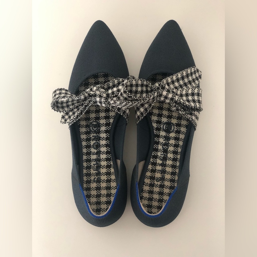 Navy Blue Rothy’s Mary Janes size 8